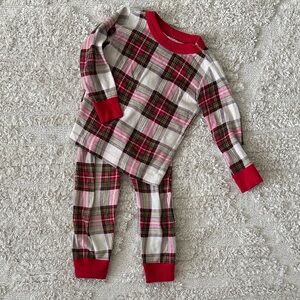 Hanna Andersson Red Plaid Kids Pajama Set